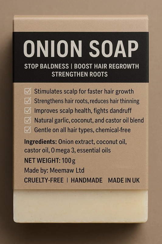 ONION SOAP FOR HAIR LOSS TREATMENT